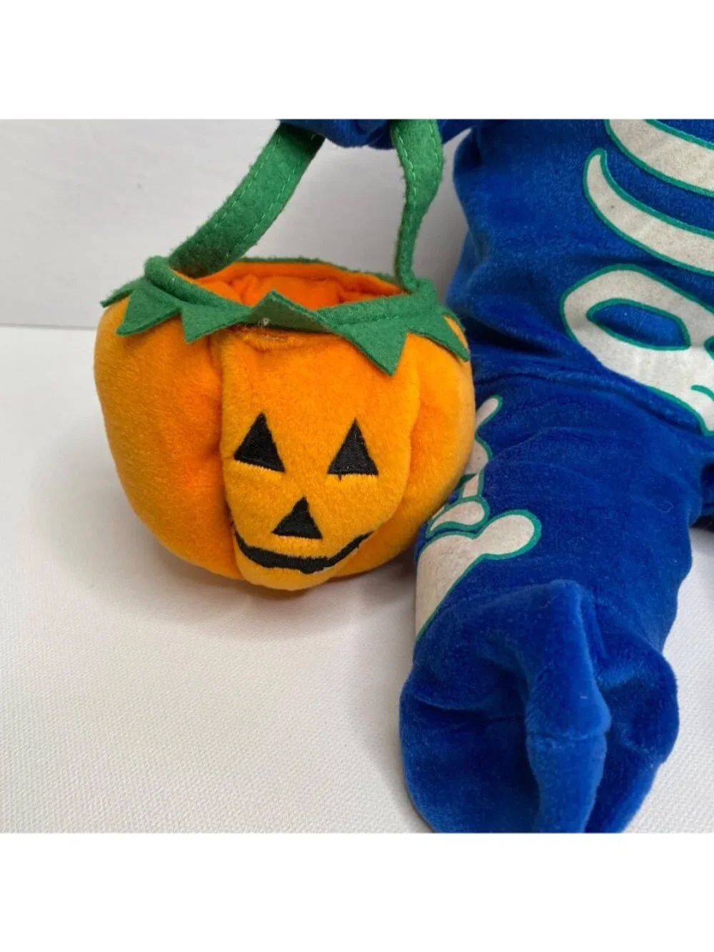 Winne Pooh Skeleton Costume Halloween Trick Or Treat Jackolantern Pumpkin Plush